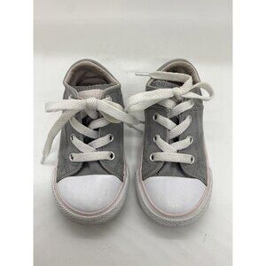 Converse Chuck Taylor All Star Toddlers  Shoes Gray Casual Sneaker Size 7